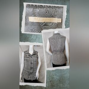 Max Jeans Gray vest top by